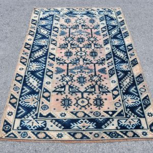 4 ft. x 6.2 ft. Vintage Turkish Rug TR34336 Image 1