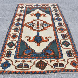 4.4 ft. x 7 ft. Vintage Turkish Rug TR34436 Image 1
