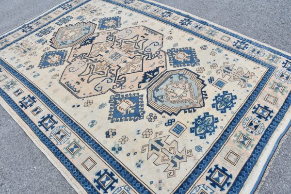6.6 ft. x 9.4 ft. Vintage Turkish Rug TR34486 Image 4