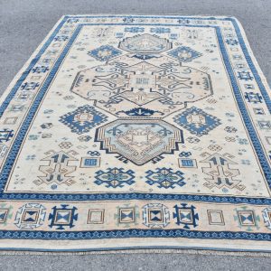 6.6 ft. x 9.4 ft. Vintage Turkish Rug TR34486 Image 1