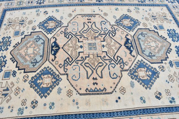 6.6 ft. x 9.4 ft. Vintage Turkish Rug TR34486 Image 6