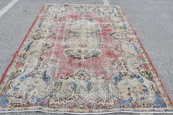 6.5 ft. x 9.4 ft. Vintage Turkish Rug TR39656 Image 1