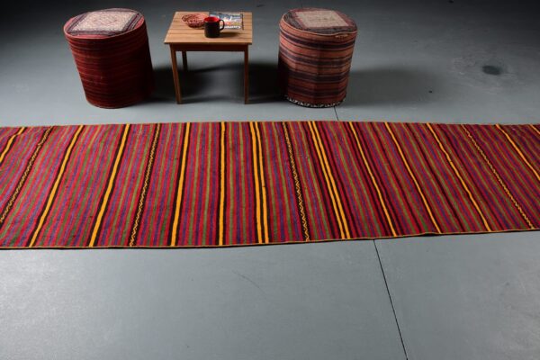2.9 ft. x 10.9 ft. Vintage Kilim Rug TR57552 Image 3