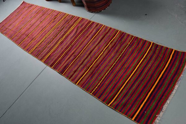2.9 ft. x 10.9 ft. Vintage Kilim Rug TR57552 Image 4