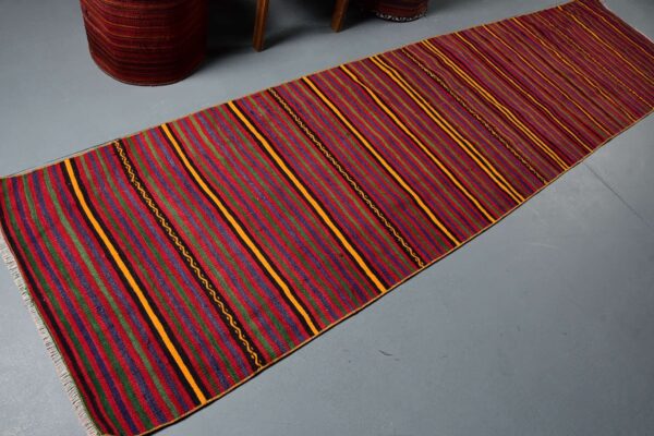 2.9 ft. x 10.9 ft. Vintage Kilim Rug TR57552 Image 1
