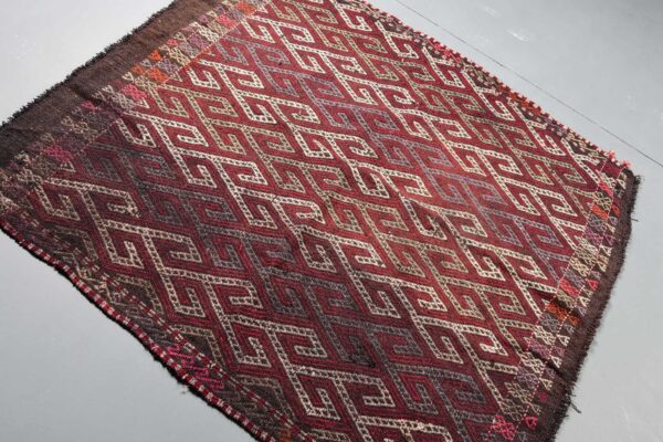 4.9 ft. x 5.2 ft. Vintage Kilim Rug TR57582 Image 4