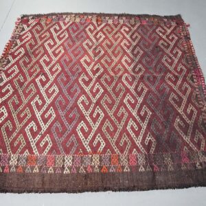 4.9 ft. x 5.2 ft. Vintage Kilim Rug TR57582 Image 1