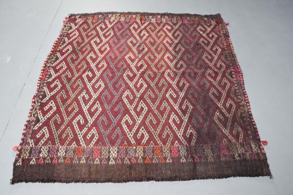 4.9 ft. x 5.2 ft. Vintage Kilim Rug TR57582 Image 1