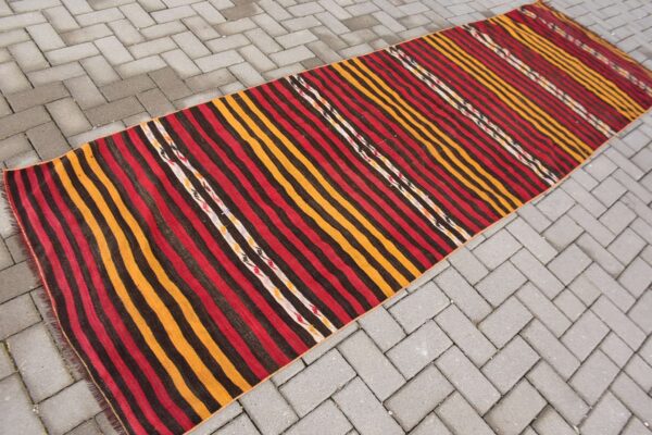 3.3 ft. x 10.6 ft. Vintage Kilim Rug TR58372 Image 2