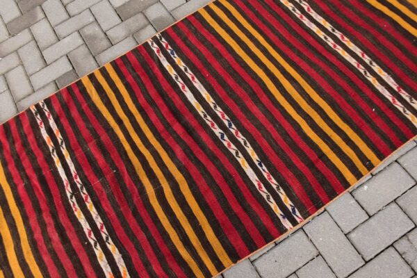 3.3 ft. x 10.6 ft. Vintage Kilim Rug TR58372 Image 5