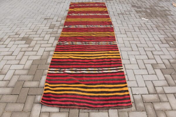 3.3 ft. x 10.6 ft. Vintage Kilim Rug TR58372 Image 1