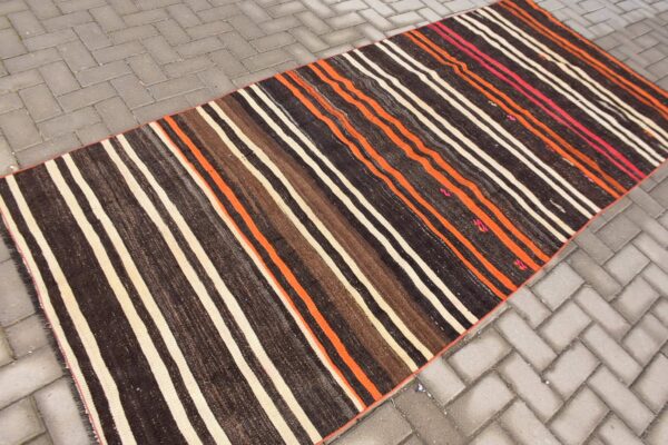 3.9 ft. x 9.3 ft. Vintage Kilim Rug TR58402 Image 2