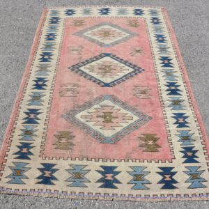 4 ft. x 6.2 ft. Vintage Turkish Rug TR86146 Image 1