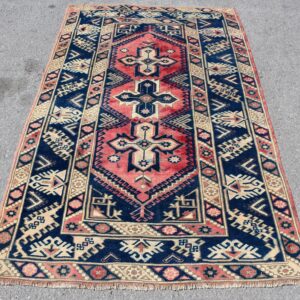 4.1 ft. x 6.4 ft. Vintage Turkish Rug TR86386 Image 1