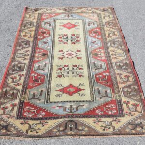 4.1 ft. x 5.8 ft. Vintage Turkish Rug TR86516 Image 1