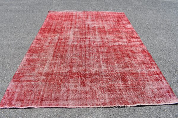 6.4 ft. x 9.4 ft. Vintage Overdyed Rug TR27063 Image 1