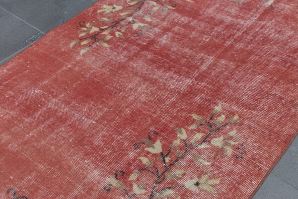 3.5 ft. x 6.7 ft. Vintage Overdyed Rug TR27113 Image 5