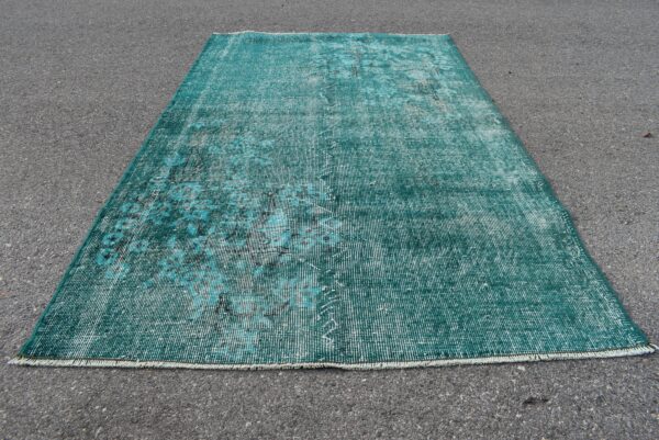 3.9 ft. x 6.6 ft. Vintage Overdyed Rug TR27173 Image 4