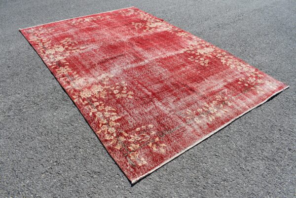 6.6 ft. x 9.8 ft. Vintage Overdyed Rug TR27193 Image 2