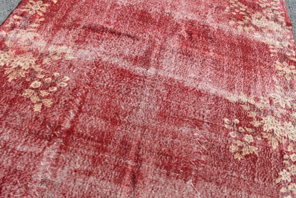 6.6 ft. x 9.8 ft. Vintage Overdyed Rug TR27193 Image 5