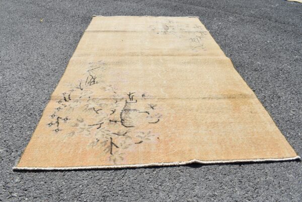 3.6 ft. x 6.7 ft. Vintage Overdyed Rug TR27273 Image 4
