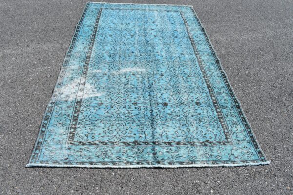 4.8 ft. x 8.5 ft. Vintage Overdyed Rug TR27353 Image 1