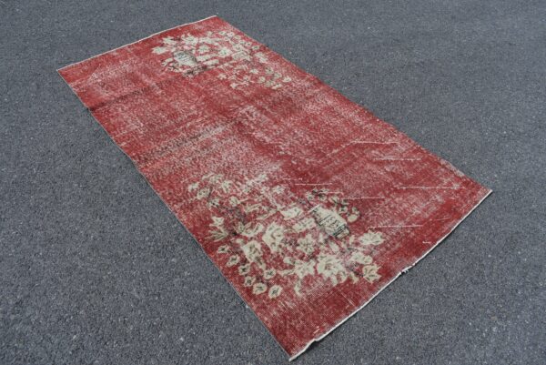 3.5 ft. x 6.7 ft. Vintage Overdyed Rug TR27363 Image 2