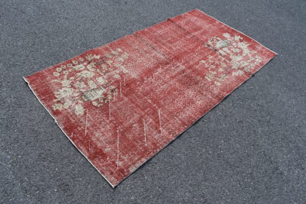 3.5 ft. x 6.7 ft. Vintage Overdyed Rug TR27363 Image 3
