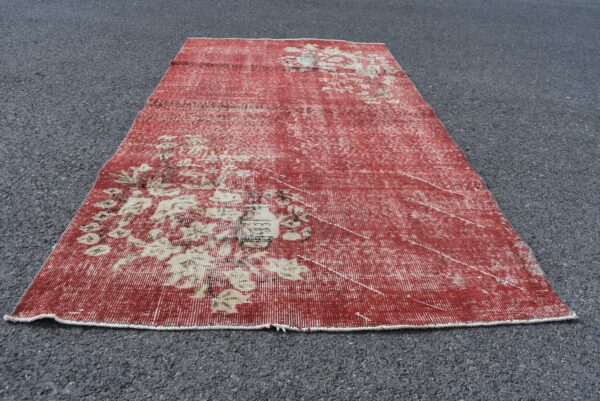 3.5 ft. x 6.7 ft. Vintage Overdyed Rug TR27363 Image 4