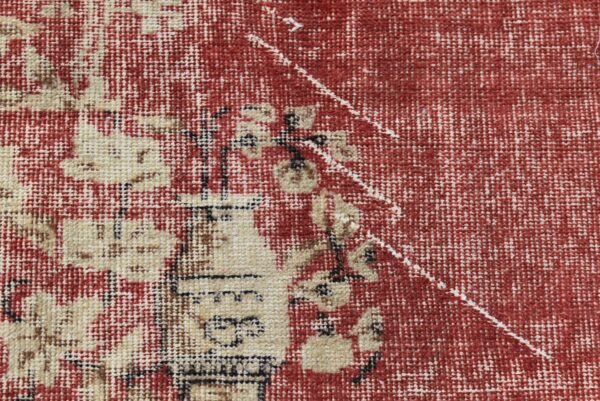 3.5 ft. x 6.7 ft. Vintage Overdyed Rug TR27363 Image 6