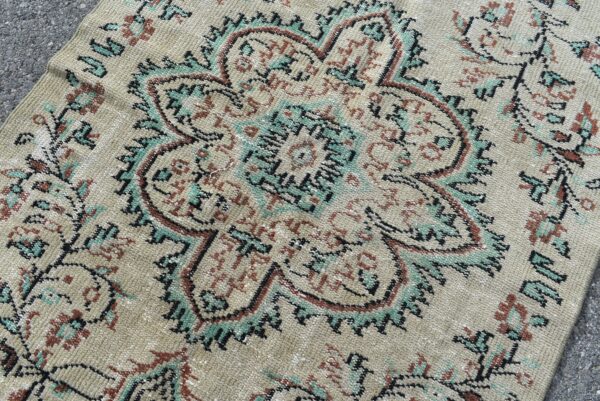 3.7 ft. x 9.3 ft. Vintage Turkish Rug TR95366 Image 5