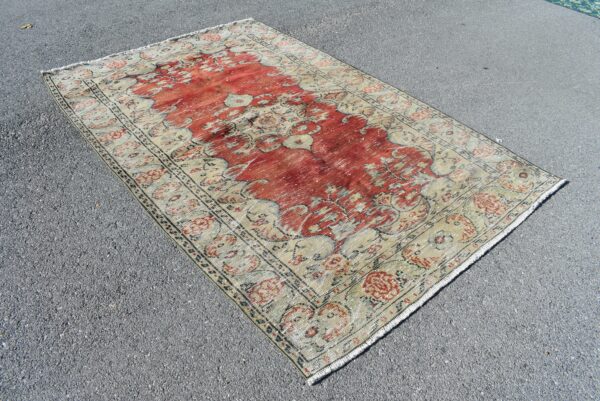 5.5 ft. x 8.5 ft. Vintage Turkish Rug TR96376 Image 2