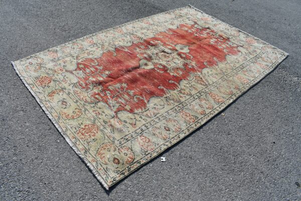 5.5 ft. x 8.5 ft. Vintage Turkish Rug TR96376 Image 3