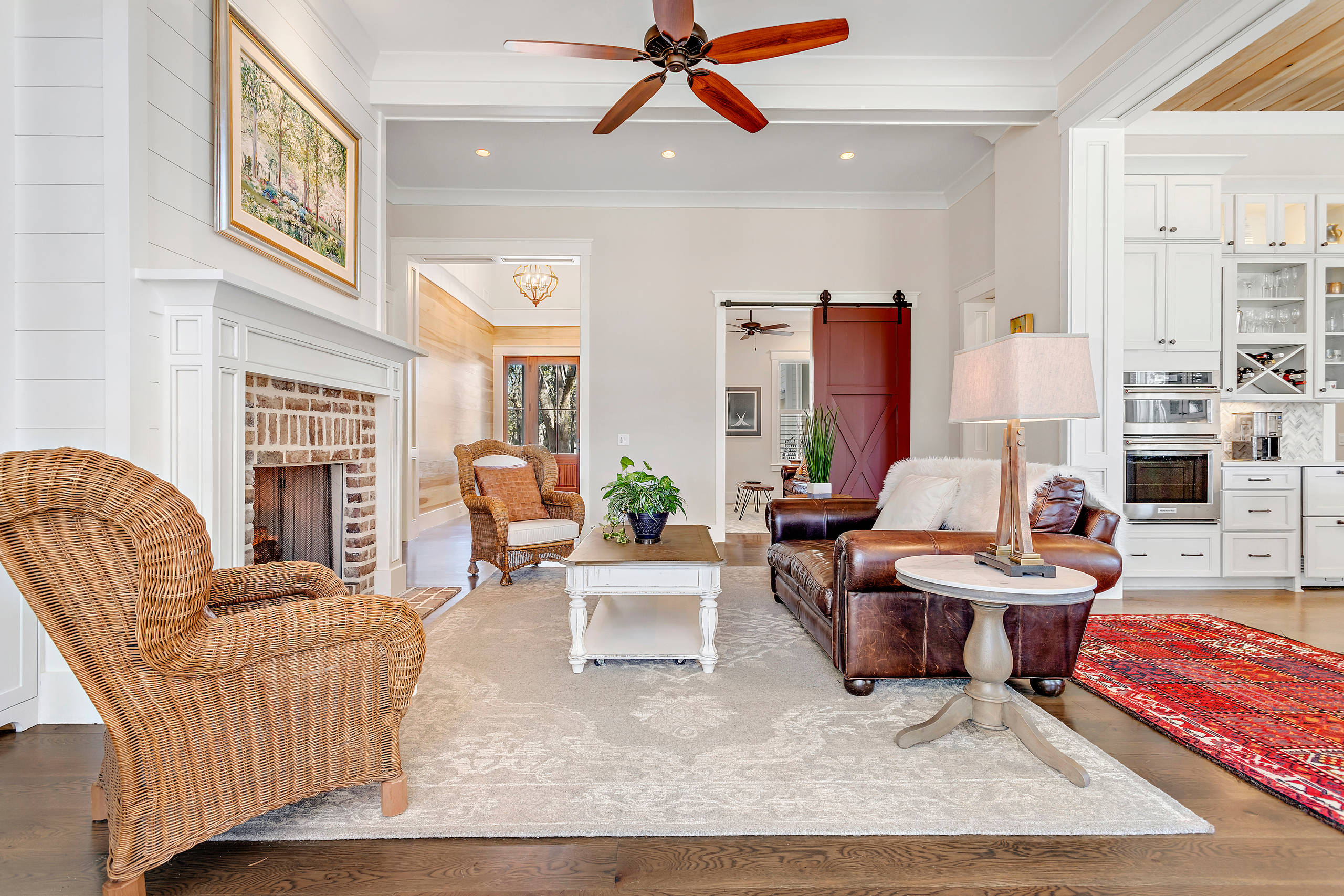 what size area rug for open concept living room