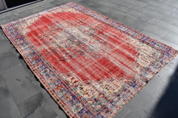 6.3 ft. x 9.5 ft. Vintage Turkish Rug TR00097 Image 3