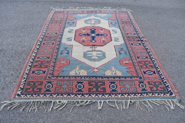 6.3 ft. x 9.6 ft. Vintage Turkish Rug TR00197 Image 2