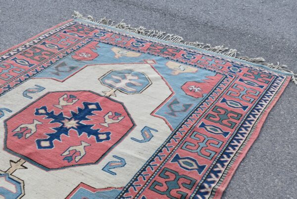 6.3 ft. x 9.6 ft. Vintage Turkish Rug TR00197 Image 4