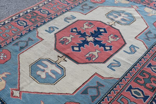 6.3 ft. x 9.6 ft. Vintage Turkish Rug TR00197 Image 5