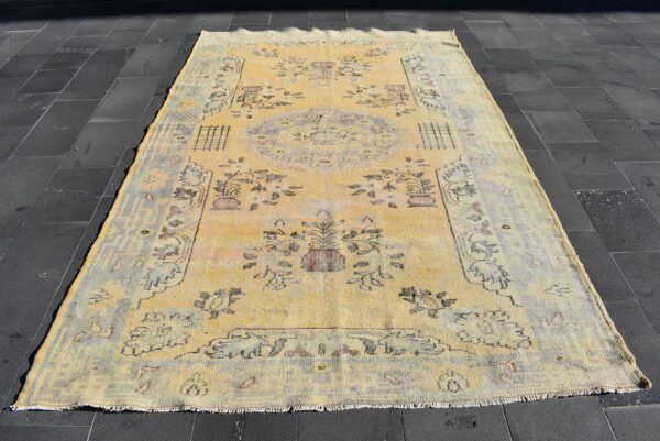 6.3 ft. x 9.7 ft. Vintage Turkish Rug TR00297 Image 2