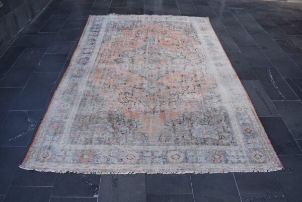 6 ft. x 9.4 ft. Vintage Turkish Rug TR00307 Image 2