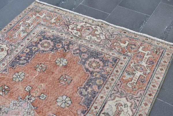 4.2 ft. x 7.7 ft. Vintage Turkish Rug TR00337 Image 3