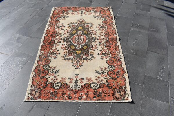 4 ft. x 6.7 ft. Vintage Turkish Rug TR00447 Image 2