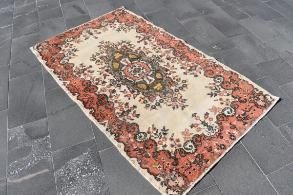 4 ft. x 6.7 ft. Vintage Turkish Rug TR00447 Image 3