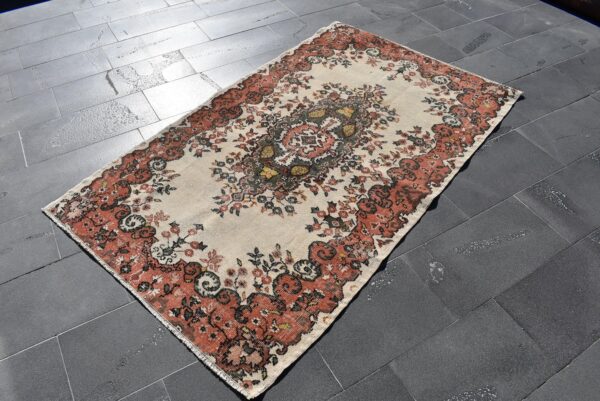 4 ft. x 6.7 ft. Vintage Turkish Rug TR00447 Image 1