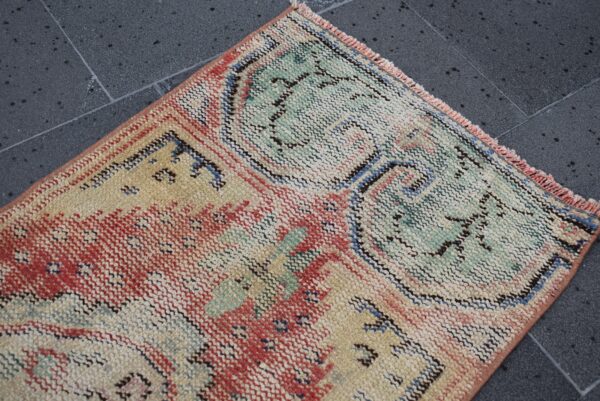 1.7 ft. x 4.8 ft. Vintage Turkish Rug TR00517 Image 4