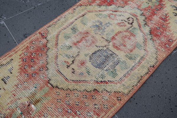 1.7 ft. x 4.8 ft. Vintage Turkish Rug TR00517 Image 5