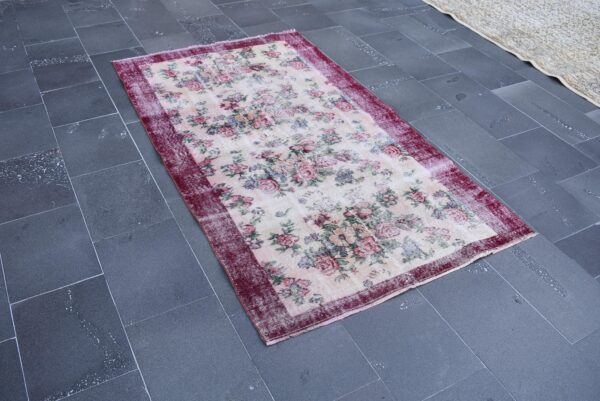 3.7 ft. x 6.6 ft. Vintage Turkish Rug TR00997 Image 2