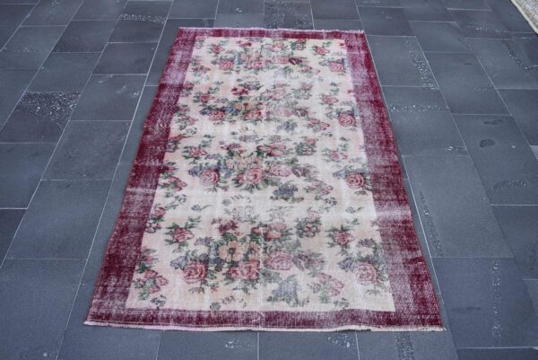 3.7 ft. x 6.6 ft. Vintage Turkish Rug TR00997 Image 3