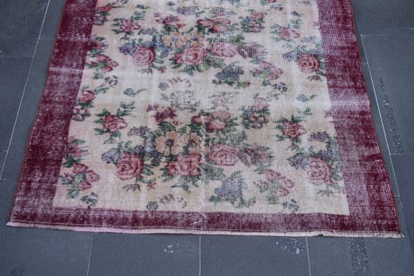 3.7 ft. x 6.6 ft. Vintage Turkish Rug TR00997 Image 6