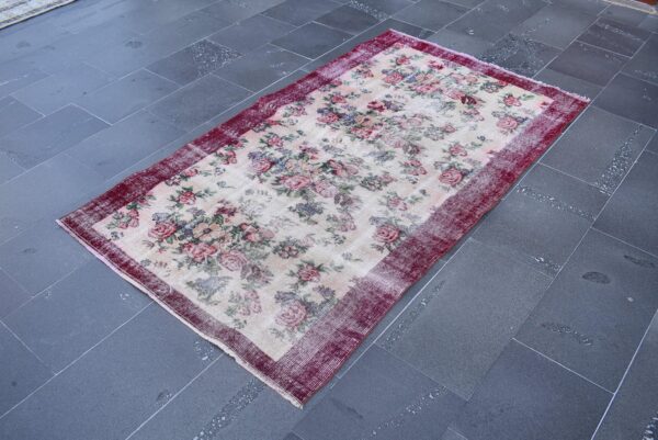 3.7 ft. x 6.6 ft. Vintage Turkish Rug TR00997 Image 1